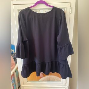 Plus Size Black Blouse